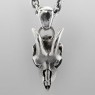 Nakayama Hidetoshi NHP002 Goat Skull vertical view.