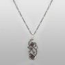 BigBlackMaria 120821-1 one of a kind necklace vertical view.