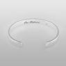Oz Abstract BR9312 Oval Bangle back view.