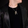 Oz Abstract OT9304SVxBR Angel Wings on male model.