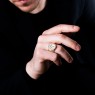 Free mason gold maria ring.