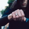 UR007 Coin Ring by OzAbstract Tokyo